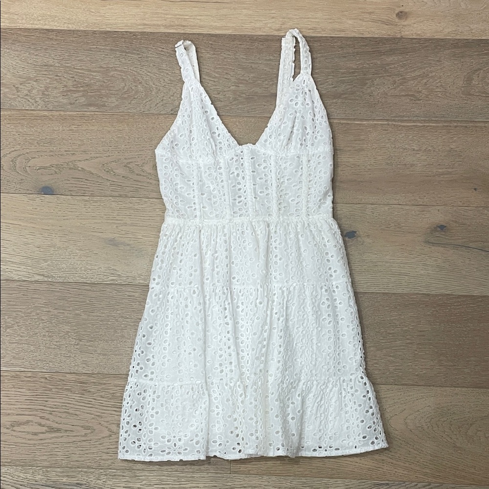 Edikted White Eyelet Top